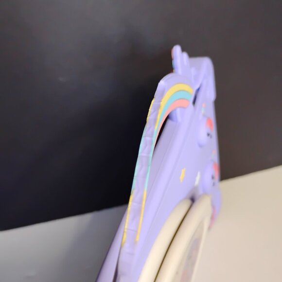 IPad 10.2 Silicone Cover Purple with Unicorns - Picture 3 of 16